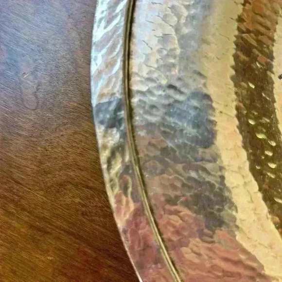 Homan Made In USA Sheffield Quality Wm Mounts Tray Plated On Nickel Hammered - Picture 4 of 8
